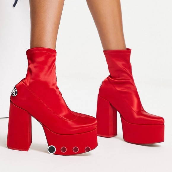 NOKWOL exclusive Ellie platform ankle boot - Picture 2 of 4